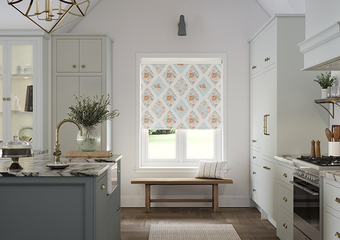Bibury, Carrot Orange - Twist&Fit Roller Blind - Image 3